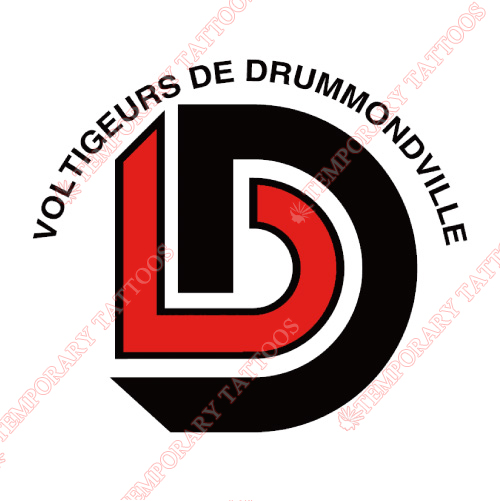 Drummondville Voltigeurs Customize Temporary Tattoos Stickers NO.7418